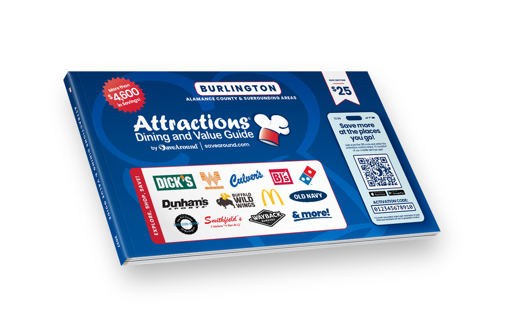 2027 Burlington Attractions Coupon Book – SaveAround®