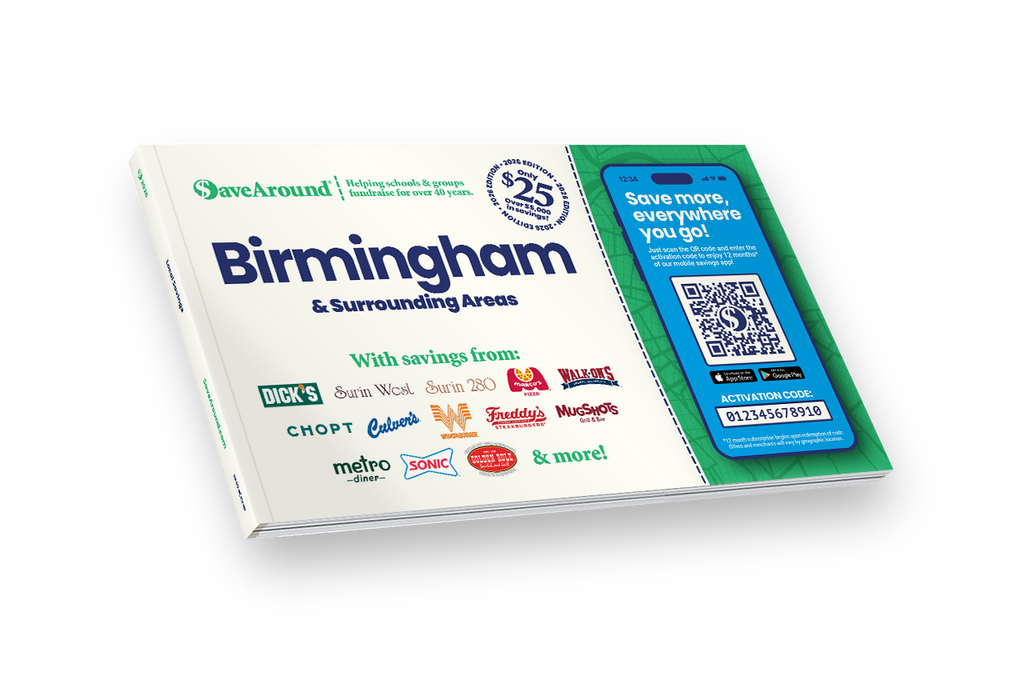 2026 Birmingham & Surrounding Areas SaveAround® Coupon Book