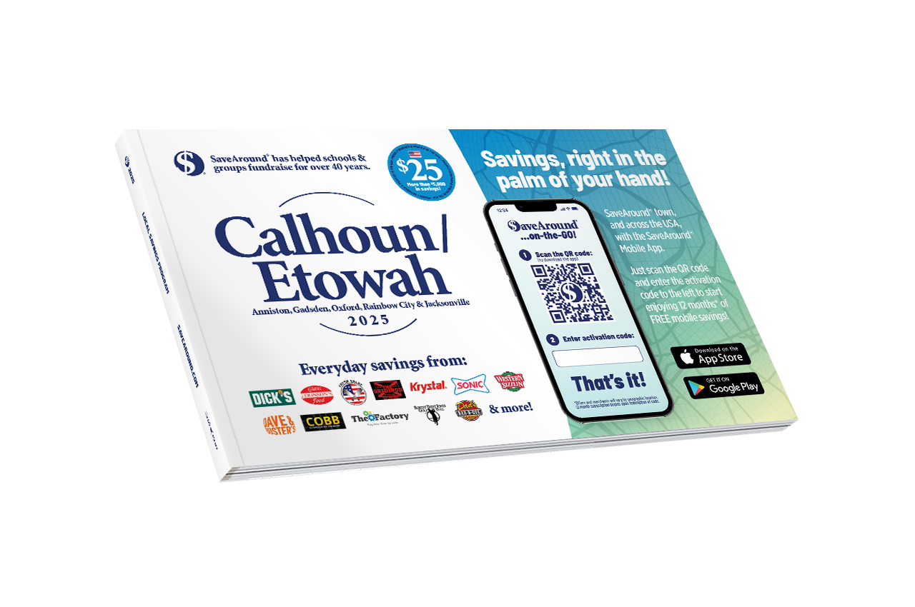 2025 Calhoun / Etowah SaveAround® Coupon Book