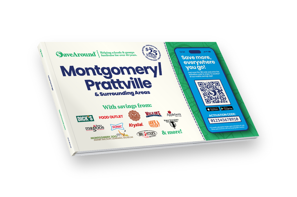 2026 Montgomery / Prattville & Surrounding Areas SaveAround® Coupon Book