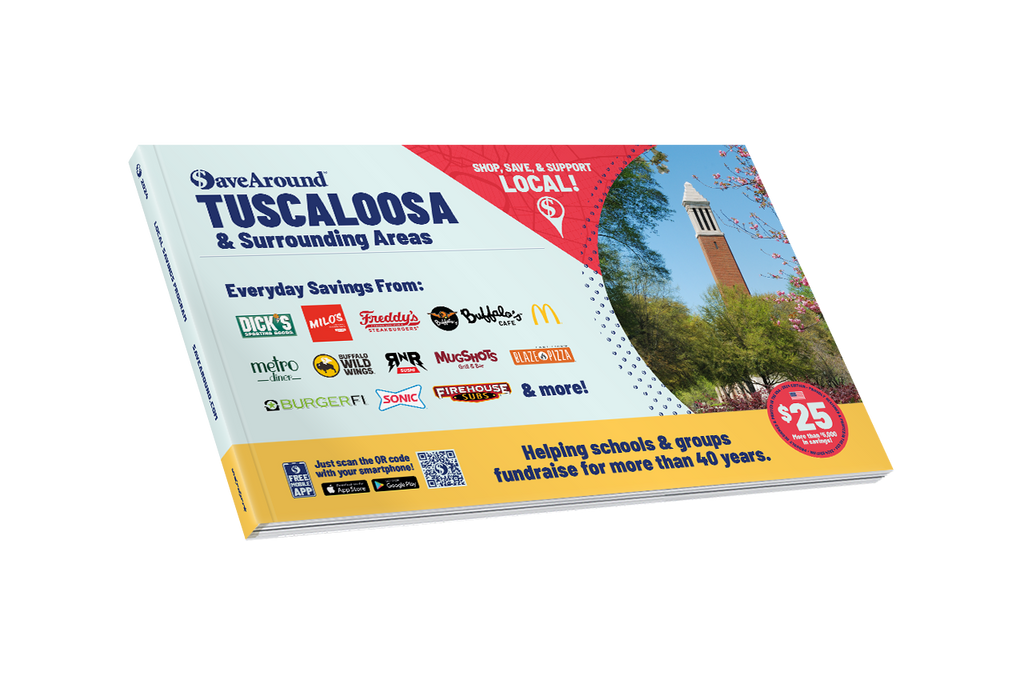 2024 Tuscaloosa & Surrounding Areas SaveAround® Coupon Book
