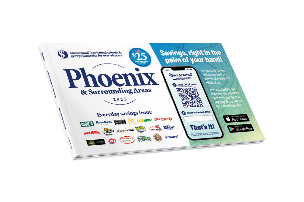 2025 Phoenix & Surrounding Areas SaveAround® Coupon Book