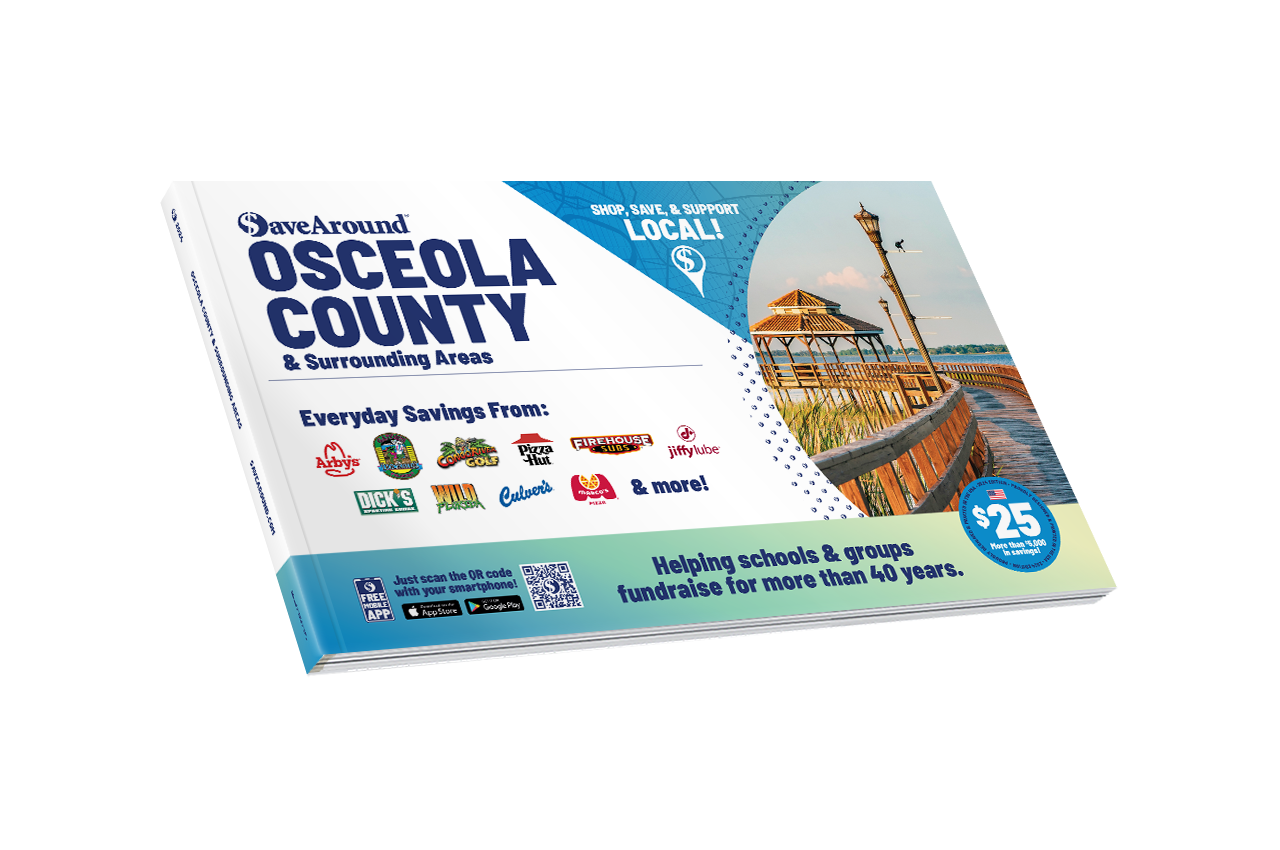 2024 Osceola County & Surrounding Areas SaveAround® Coupon Book