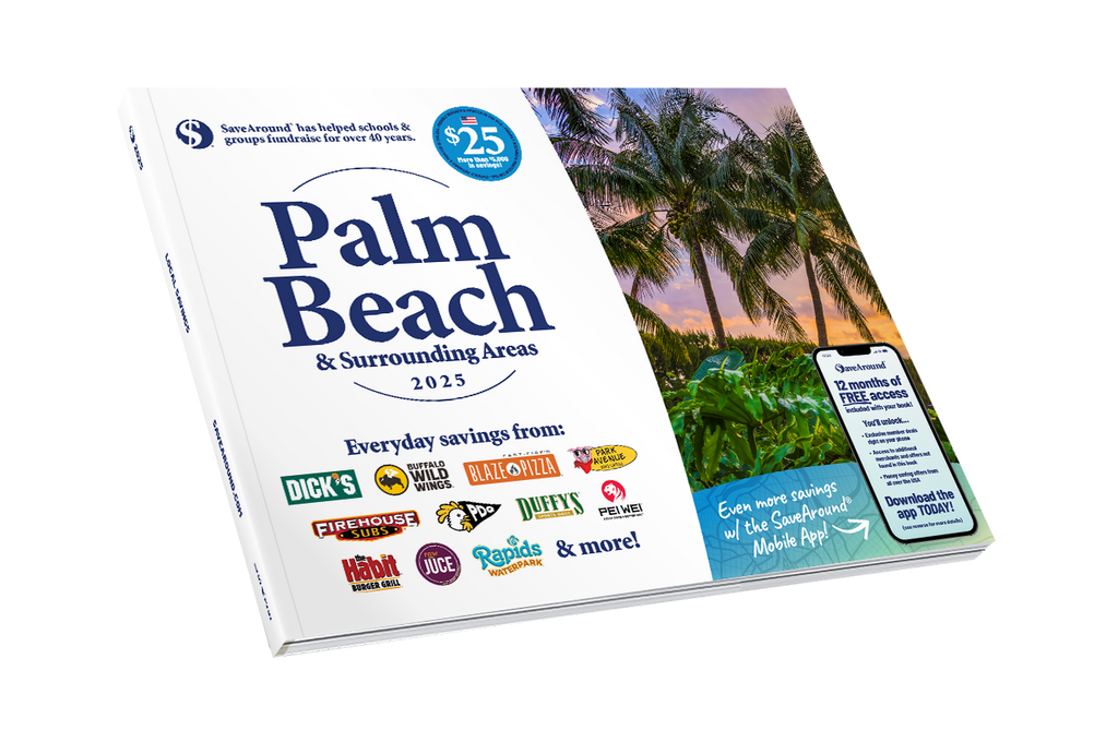 2025 Palm Beach & Surrounding Areas SaveAround® Coupon Book