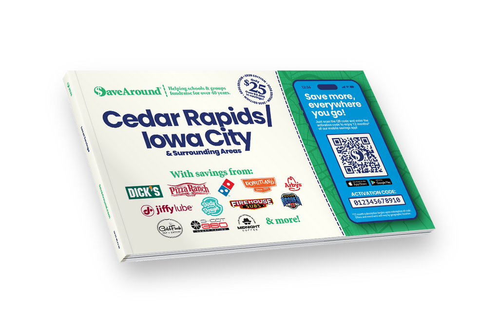 2026 Cedar Rapids/Iowa City & Surrounding Areas SaveAround® Coupon Book