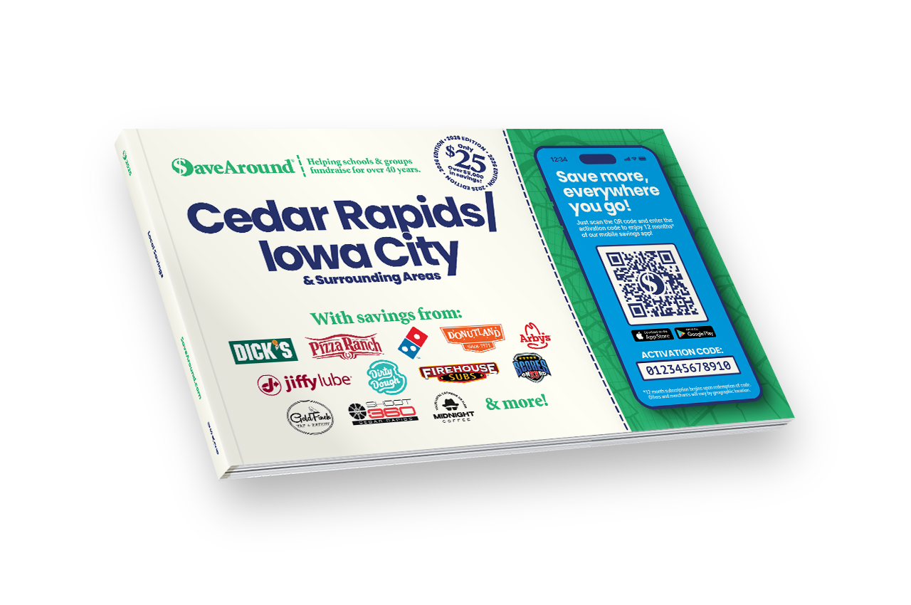 2026 Cedar Rapids/Iowa City & Surrounding Areas SaveAround® Coupon Book