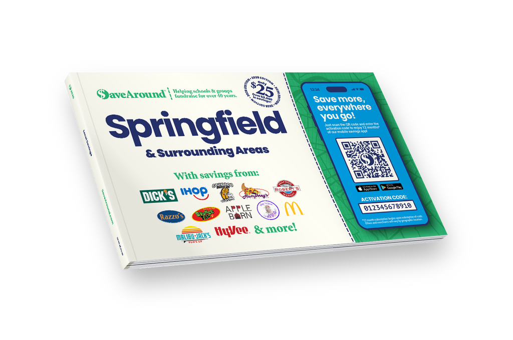2026 Springfield, IL & Surrounding Areas SaveAround® Coupon Book