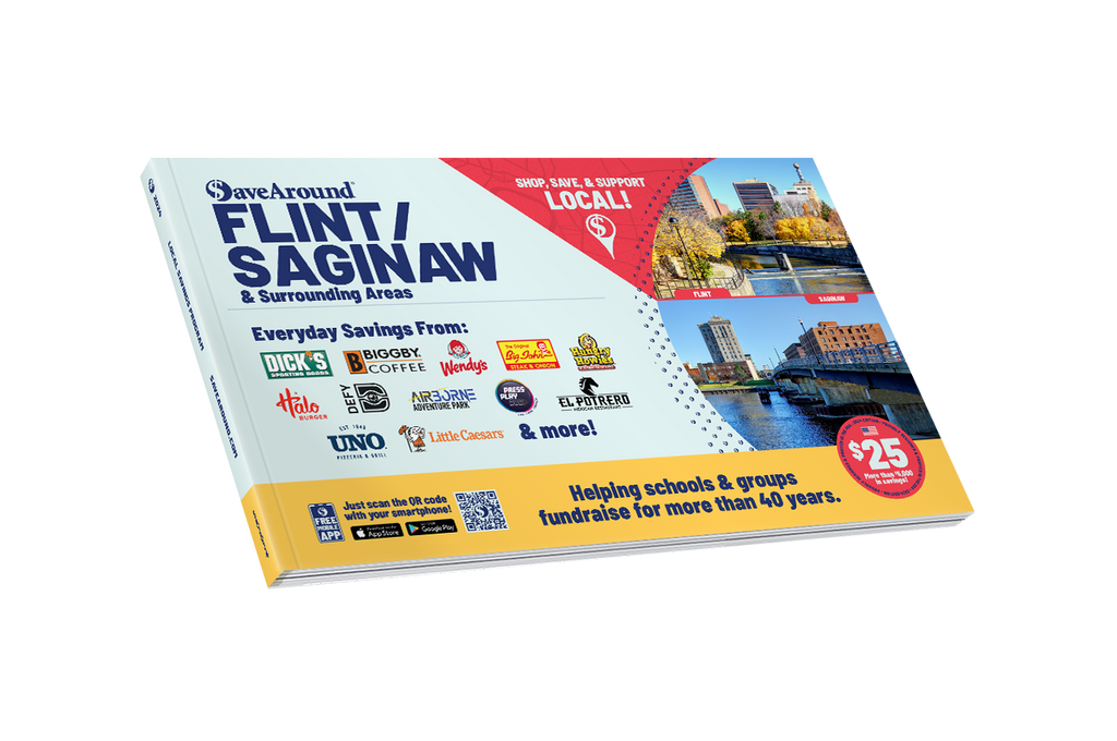 2024 Flint/Saginaw & Surrounding Areas SaveAround® Coupon Book