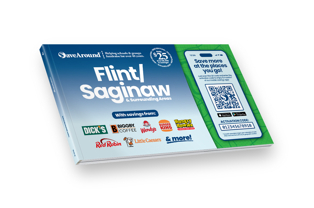 2027 Flint/Saginaw & Surrounding Areas SaveAround® Coupon Book