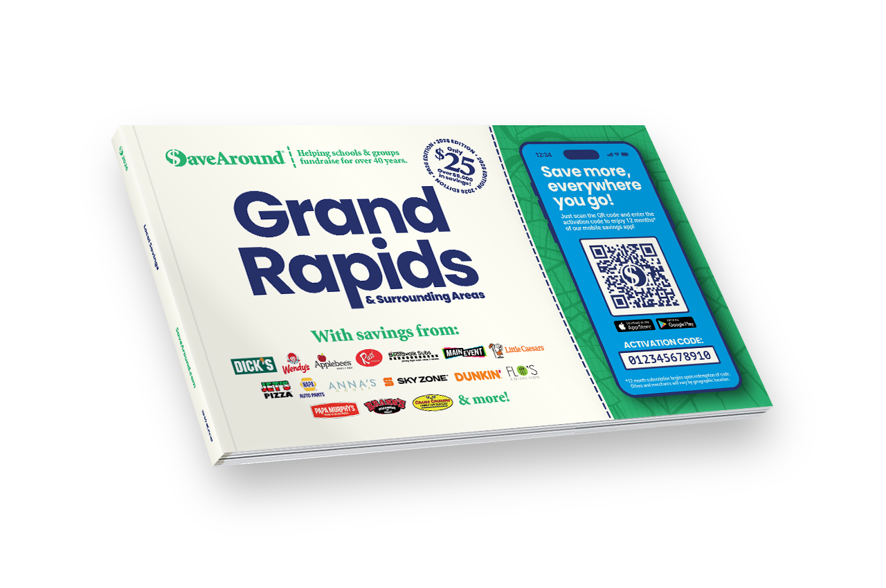 2026 Grand Rapids & Surrounding Areas SaveAround® Coupon Book