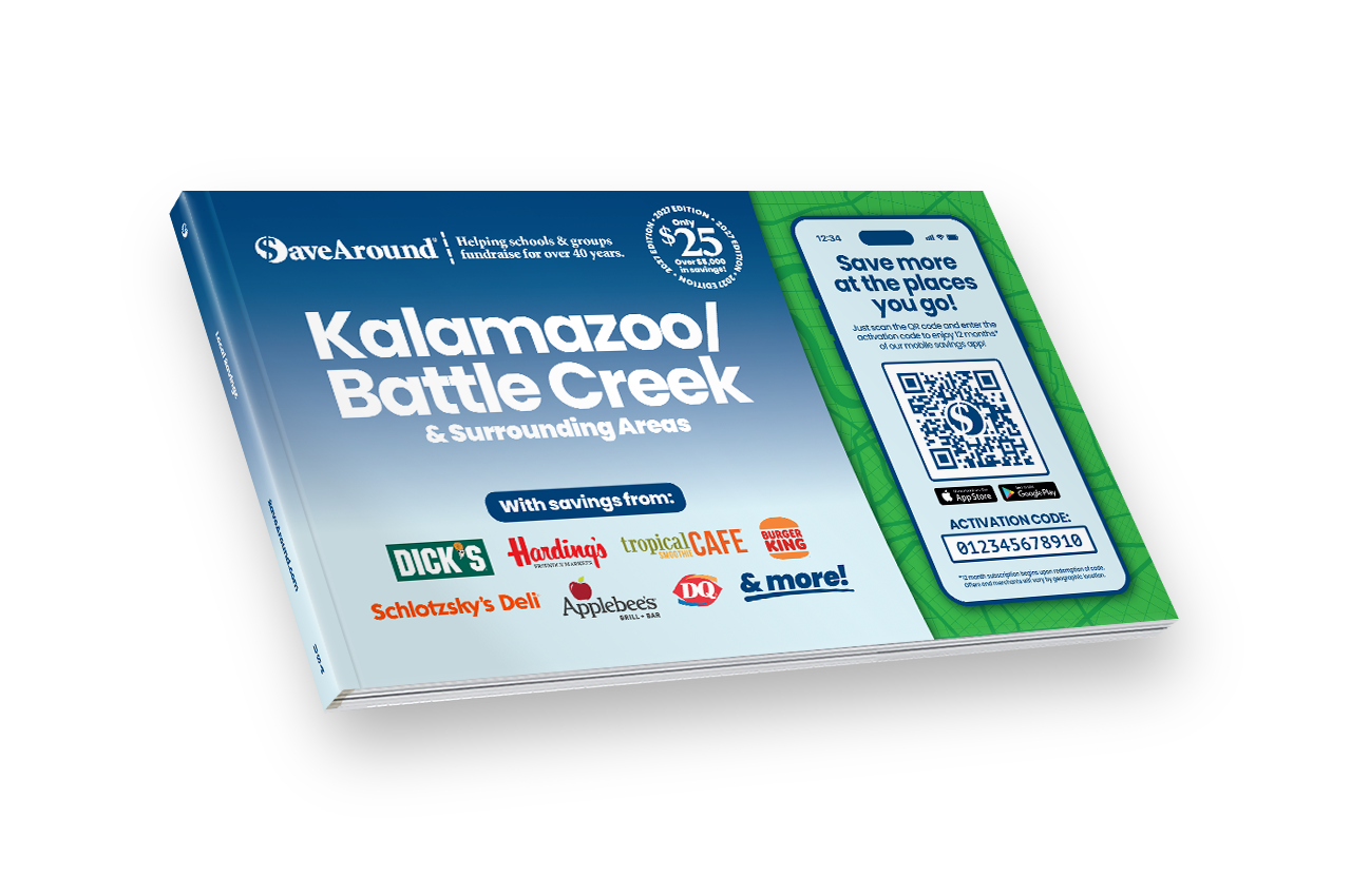 2027 Kalamazoo / Battle Creek & Surrounding Areas SaveAround® Coupon Book