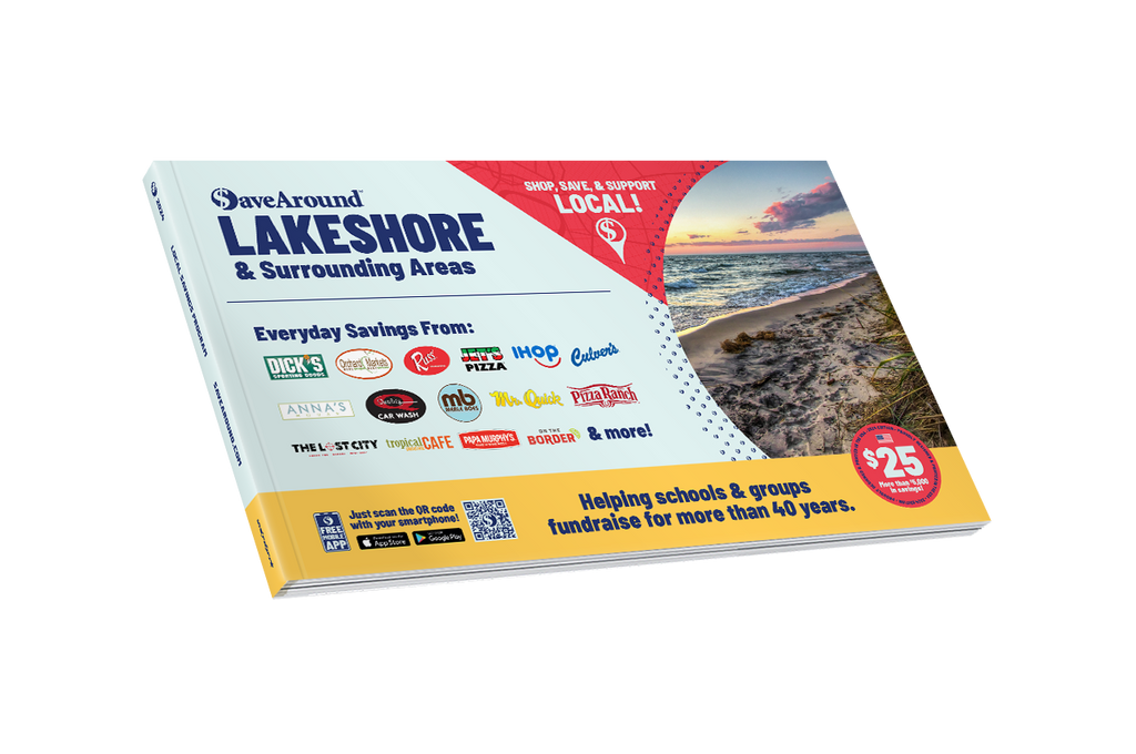 2025 Lakeshore & Surrounding Areas SaveAround® Coupon Book
