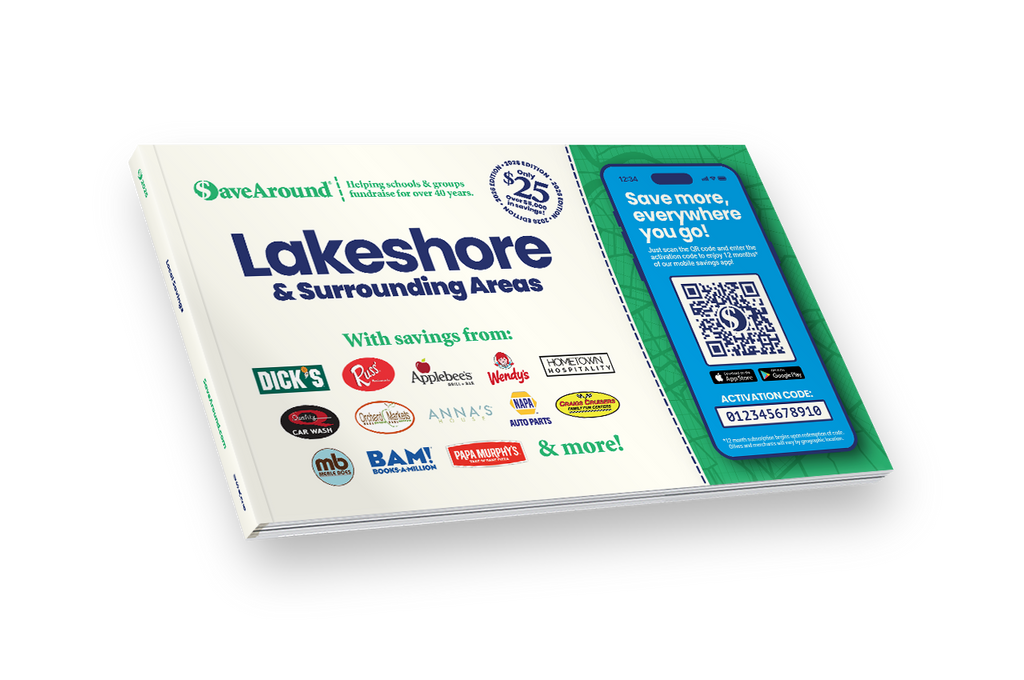 2026 Lakeshore & Surrounding Areas SaveAround® Coupon Book