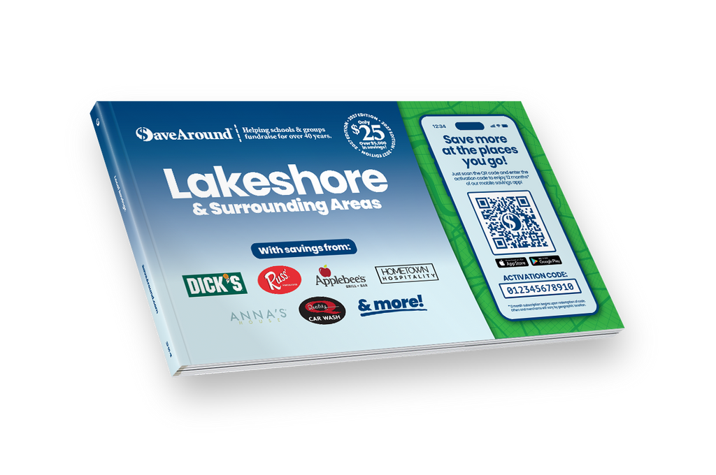 2027 Lakeshore & Surrounding Areas SaveAround® Coupon Book