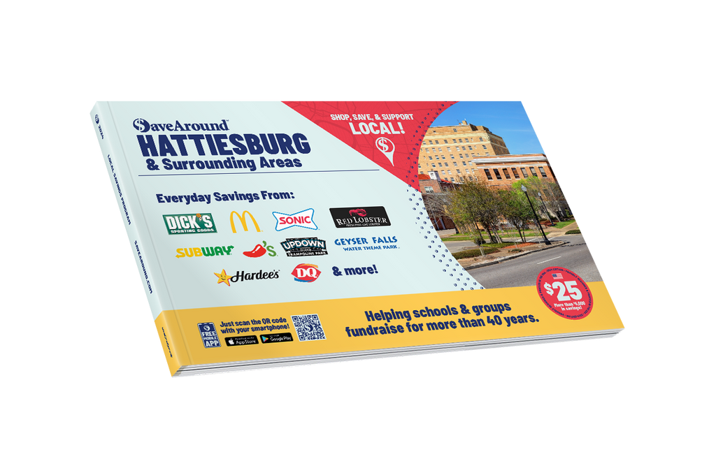 2024 Hattiesburg & Surrounding Areas SaveAround® Coupon Book