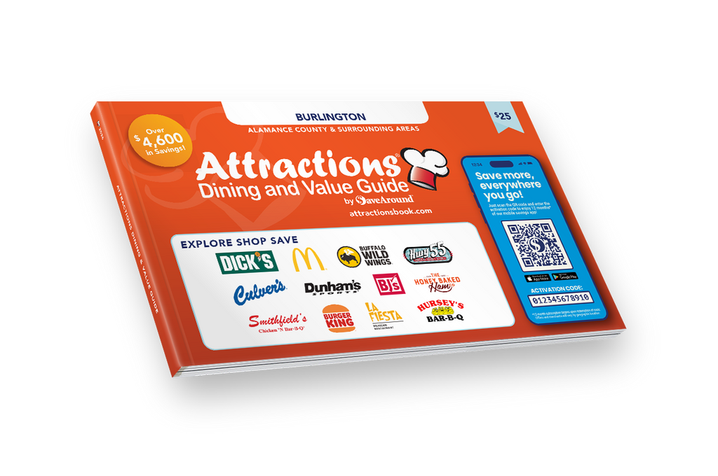 2026 Raleigh NC Attractions Coupon Book