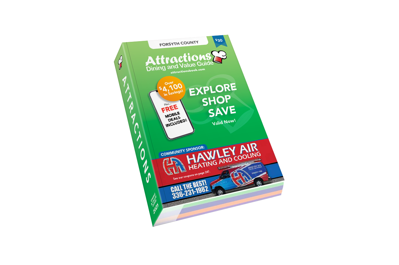 2025 Forsyth County NC Attractions Coupon Book