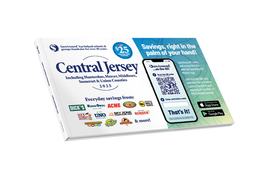 2025 Central Jersey SaveAround® Coupon Book