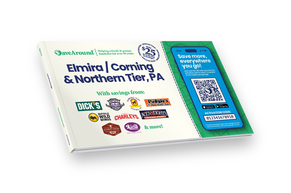 2026 Elmira / Corning & Northern Tier, PA SaveAround® Coupon Book