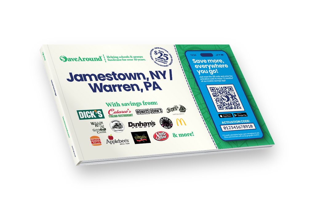 2026 Jamestown, NY / Warren, PA SaveAround® Coupon Book