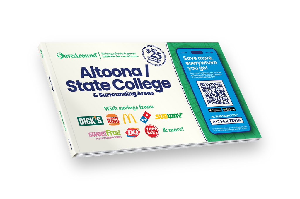 2026 Altoona / State College & Surrounding Areas SaveAround® Coupon Book