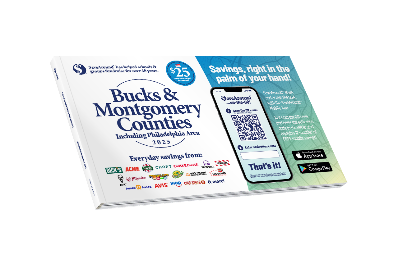 2025 Bucks & Montgomery Counties SaveAround® Coupon Book