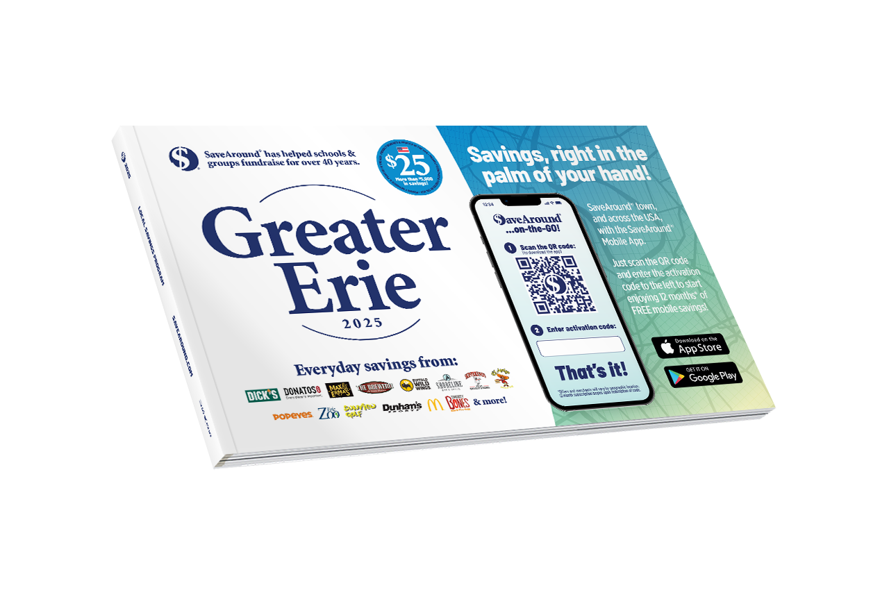 2025 Greater Erie SaveAround® Coupon Book