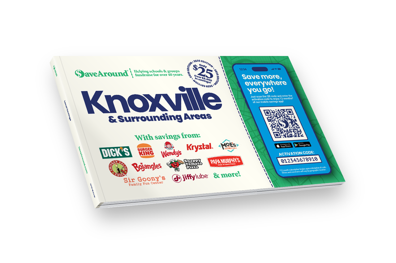2026 Knoxville & Surrounding Areas SaveAround® Coupon Book