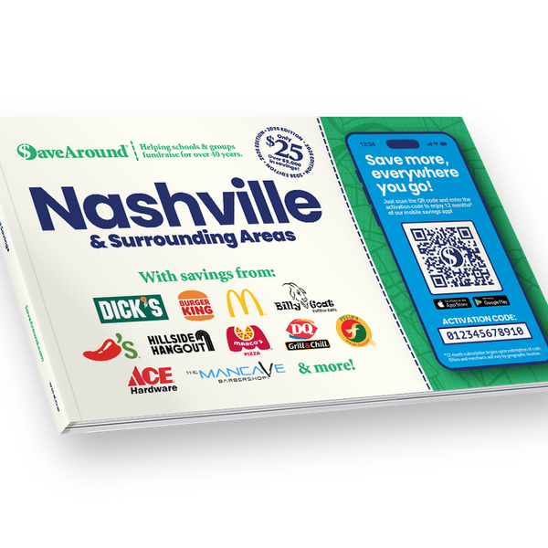 2026 Nashville & Surrounding Areas SaveAround® Coupon Book
