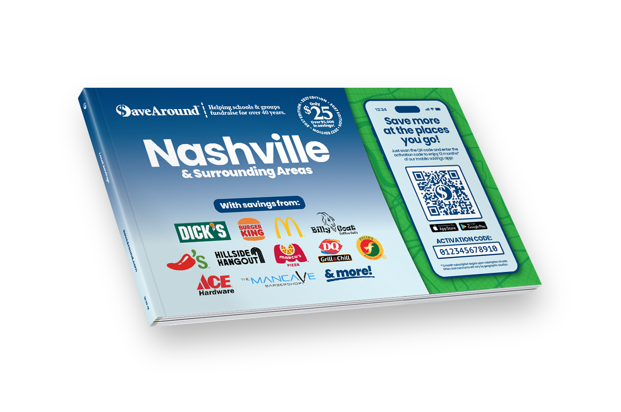 2027 Nashville & Surrounding Areas SaveAround® Coupon Book
